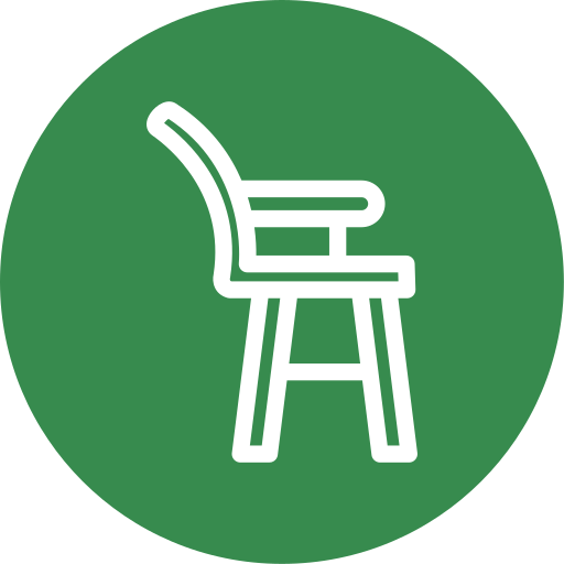 Feeding chair Generic Flat icon