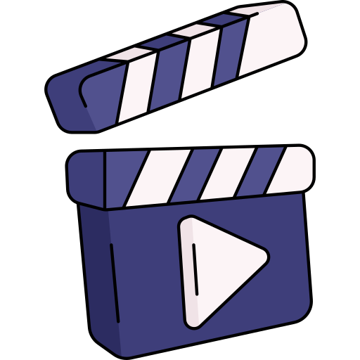 Film clapperboard free icon Film clapperboard free icon