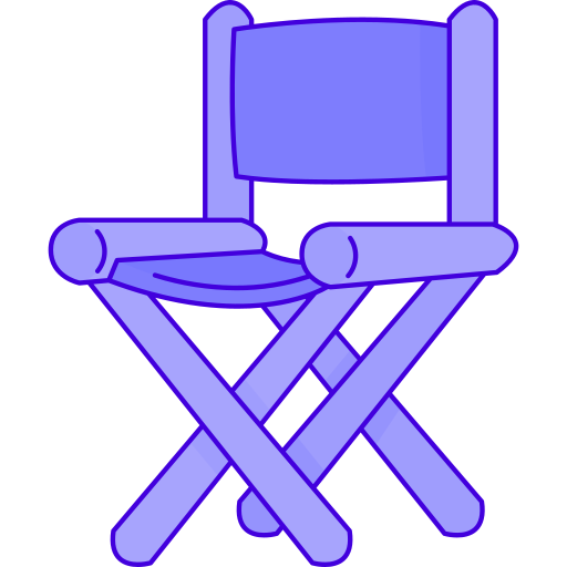 silla de director icono gratis