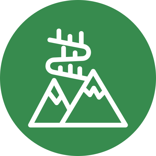 aurora boreal icono gratis