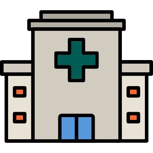 bâtiment hospitalier Icône gratuit