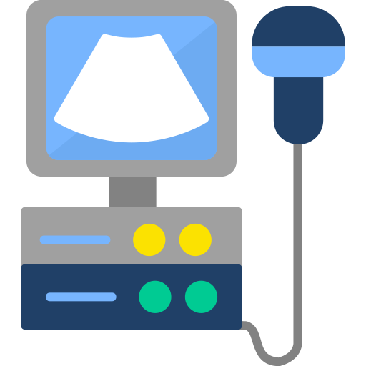 máquina de ultrasonido icono gratis