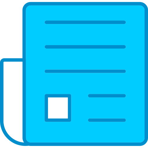 News Generic Blue icon