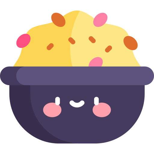 Oatmeal Kawaii Flat icon