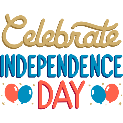 4th of july free sticker