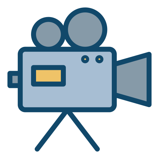 camara de video icono gratis