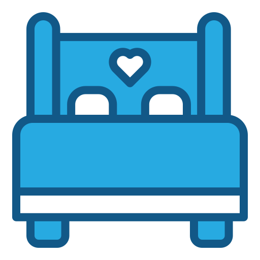 cama matrimonial icono gratis