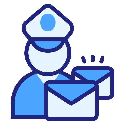 Mailman Generic Blue icon