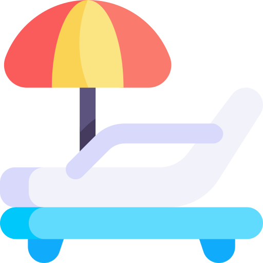 Beach chair free icon Beach chair free icon