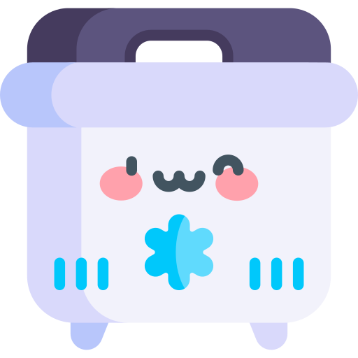 Ice Box Kawaii Flat Icon