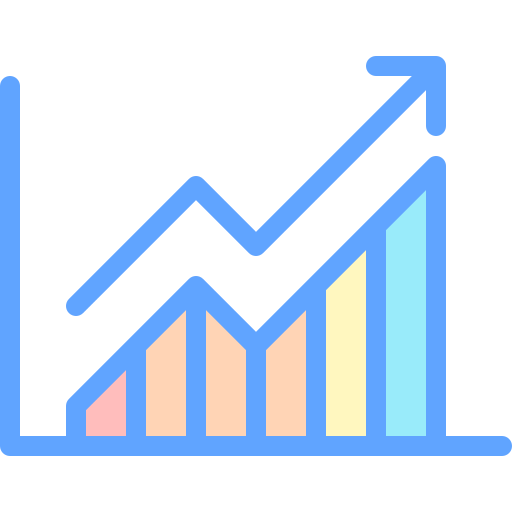 gráfico de barras icono gratis