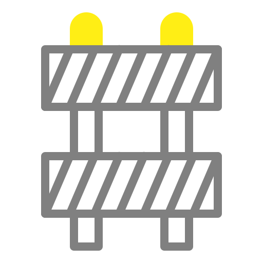 Barricade free icon