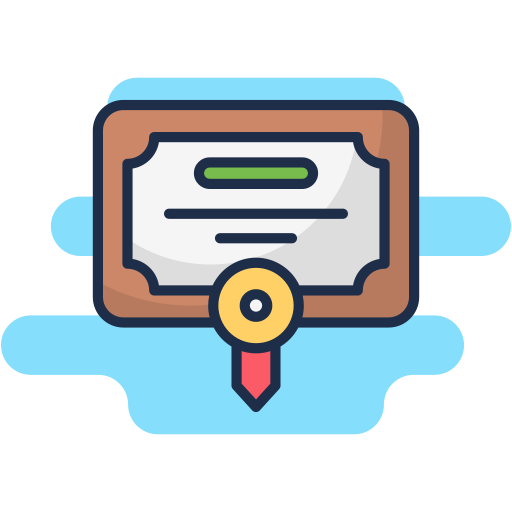 Certificate free icon Certificate free icon