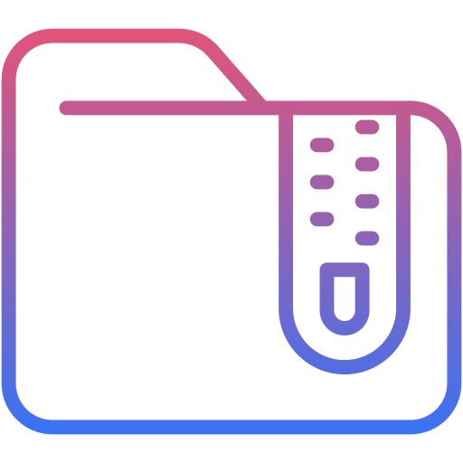 Zip file Generic Gradient icon