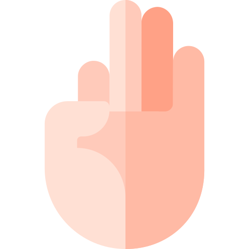 Abhaya mudra Basic Rounded Flat icon