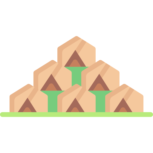 campo de refugiados icono gratis