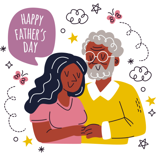 Fathers day free sticker Fathers day free sticker