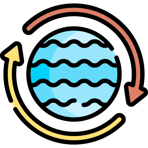 Water cycle free icon