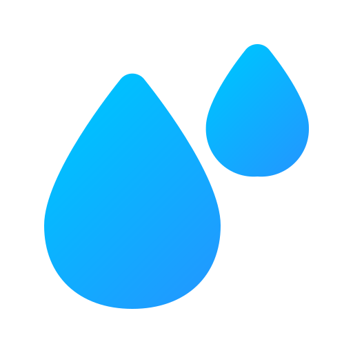 Water drops Generic Flat Gradient icon