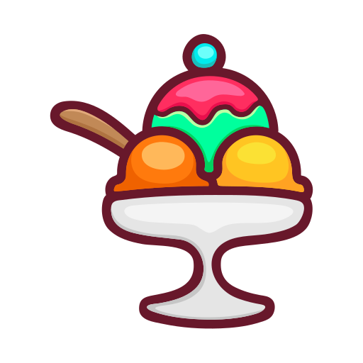 Ice cream free sticker Ice cream free sticker