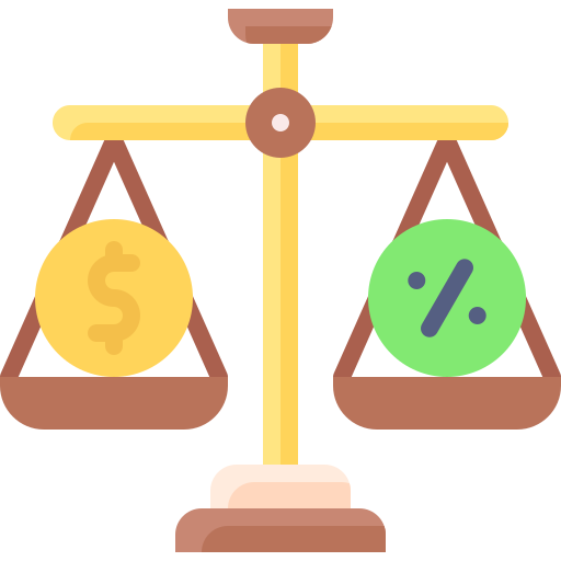 Balance scale Generic Flat icon