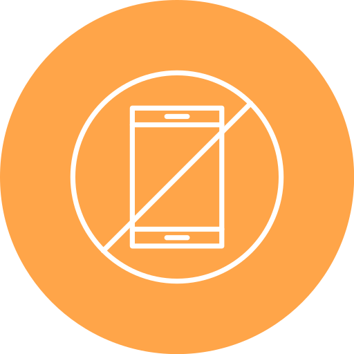 sin teléfono icono gratis