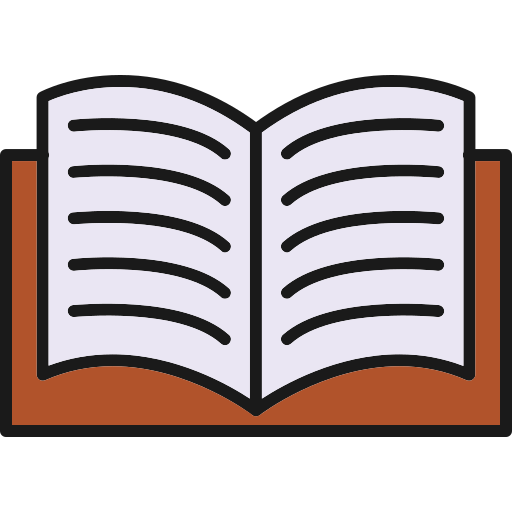 Open Book Generic Outline Color Icon