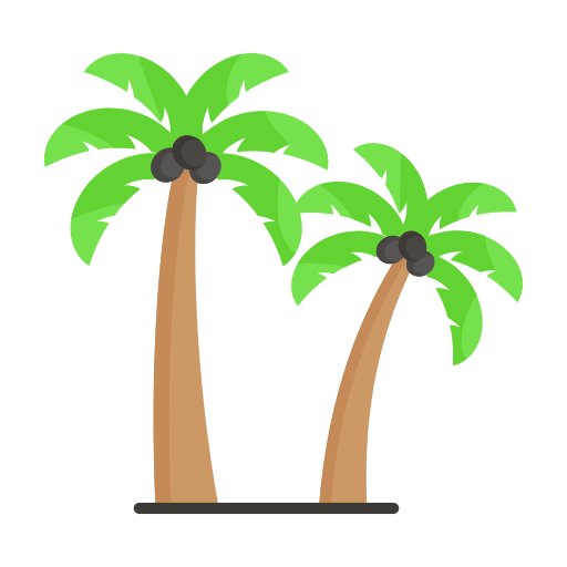 palmera datilera icono gratis