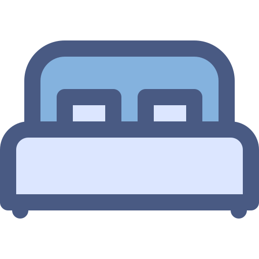 Bed Generic Outline Color icon