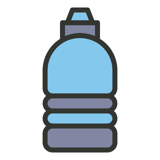 Water bottle Generic Outline Color icon