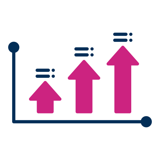 Chart up Generic Mixed icon