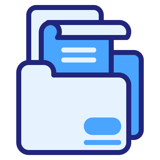 Document Generic Blue icon