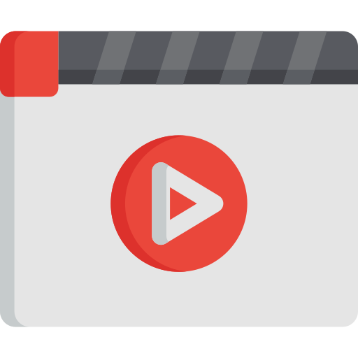 reproductor de video icono gratis