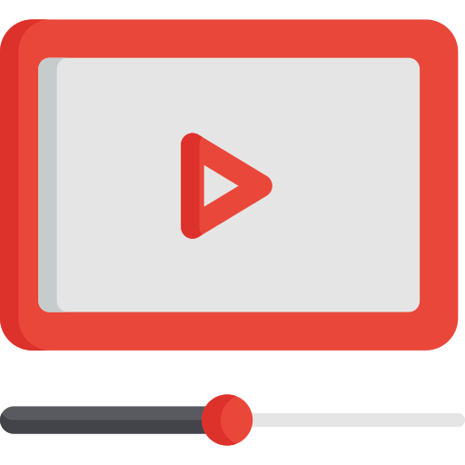 reproductor de video icono gratis