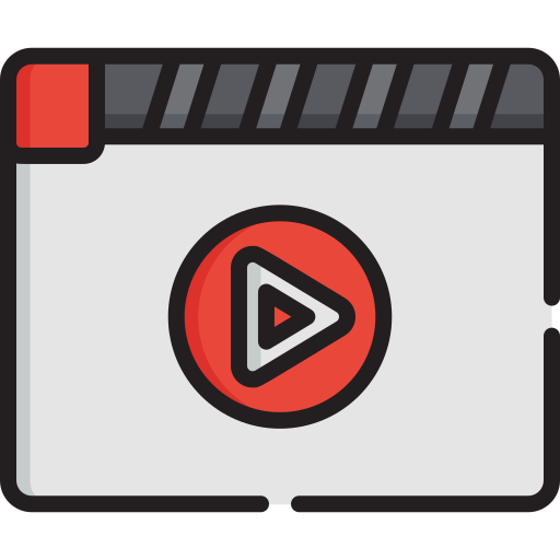 reproductor de video icono gratis