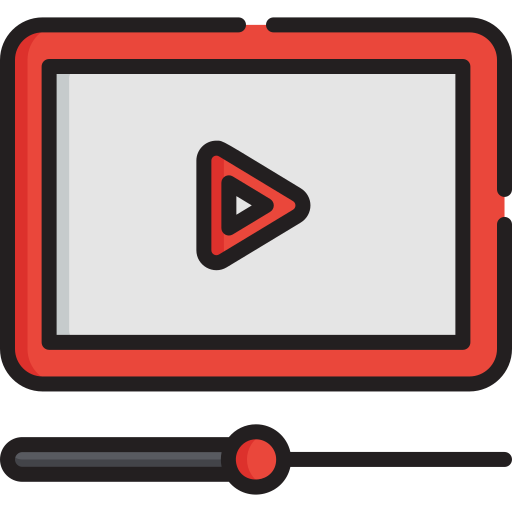 reproductor de video icono gratis