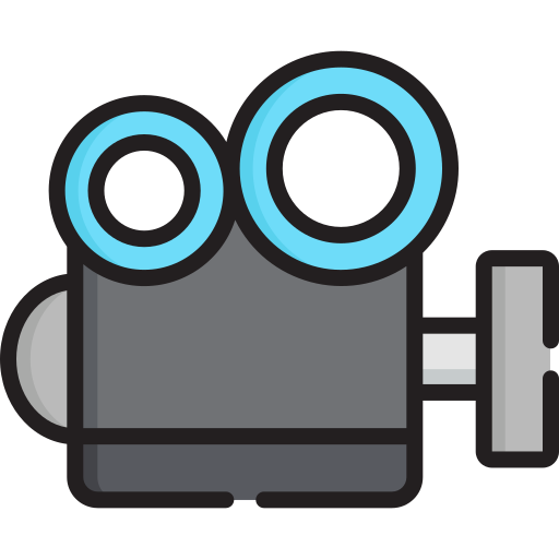 camara de video icono gratis