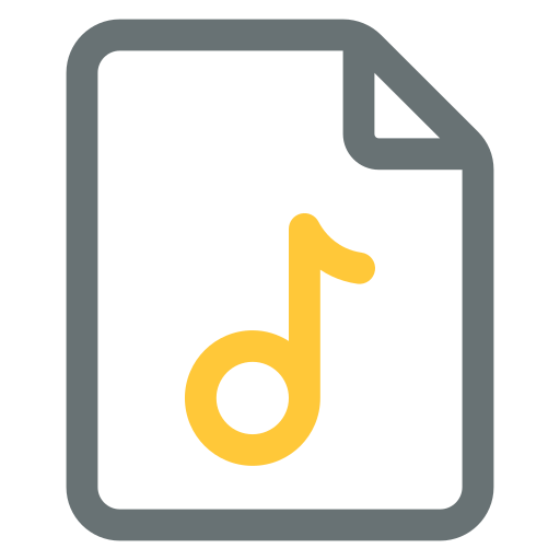 archivo de audio icono gratis