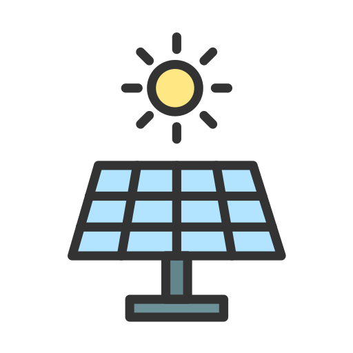 panel solar icono gratis