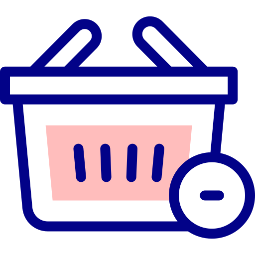 Shopping basket Detailed Mixed Lineal color icon