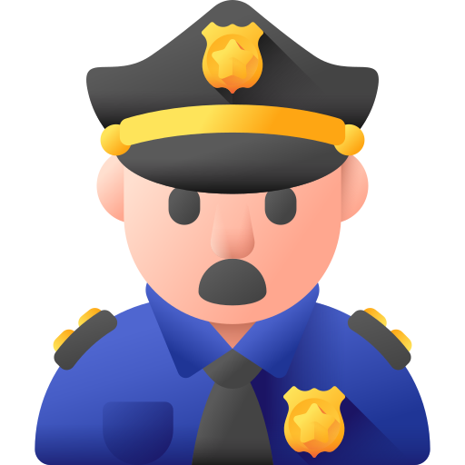 policía icono gratis