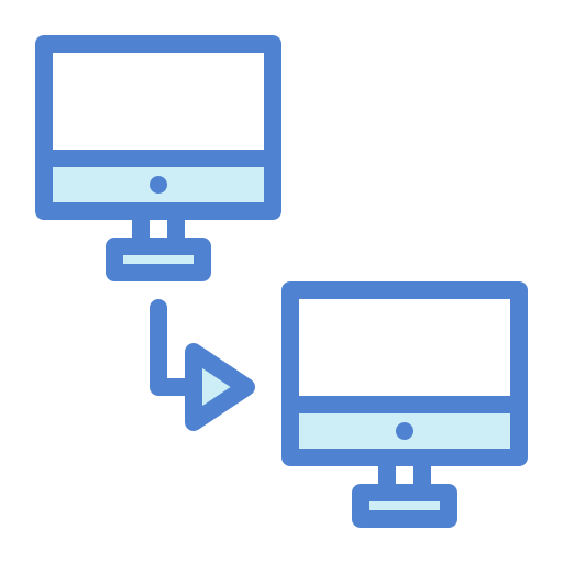 transferencia de datos icono gratis