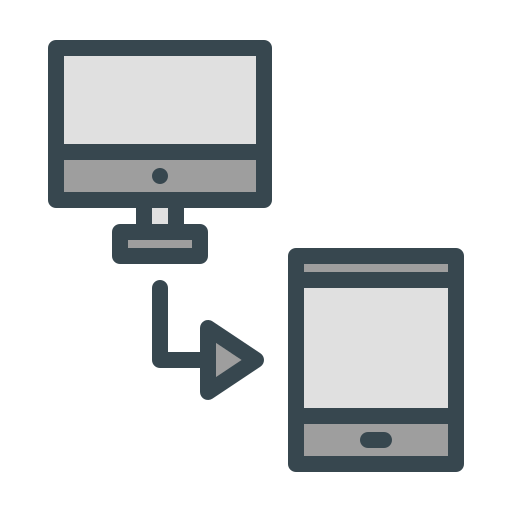 transferencia de datos icono gratis