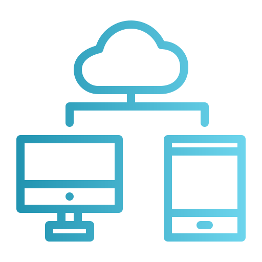 transferencia de datos icono gratis