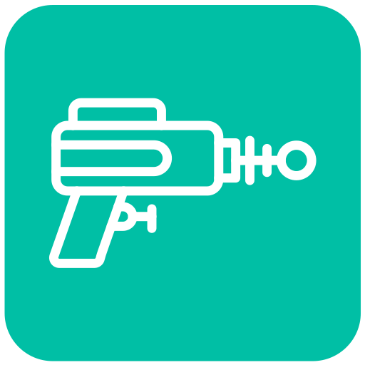 pistola laser icono gratis