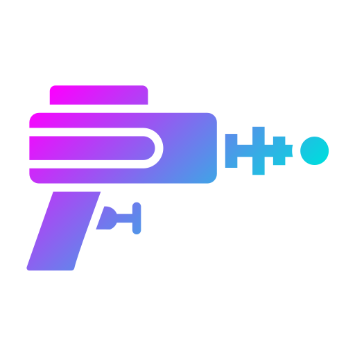 pistola laser icono gratis