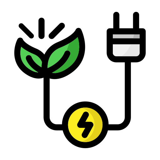 Eco electric Generic Outline Color icon