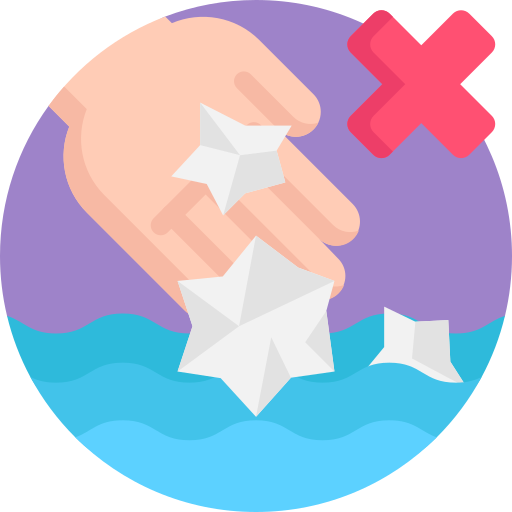 No littering free icon No littering free icon