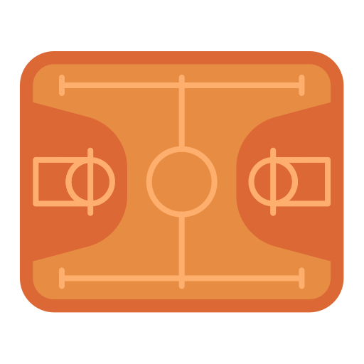 cancha de baloncesto icono gratis