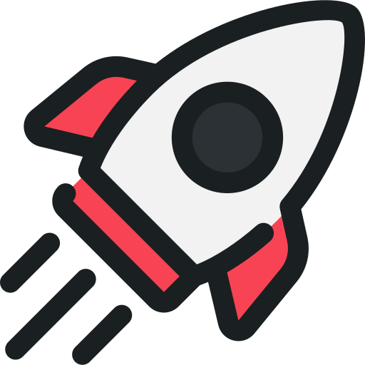 Rocket Generic Outline Color icon